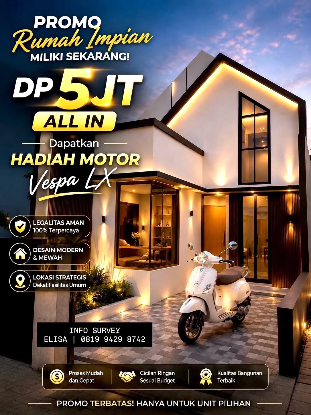 Konsep promo 4 GPA The Luxury
